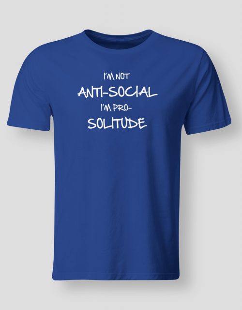I'm not anti-social