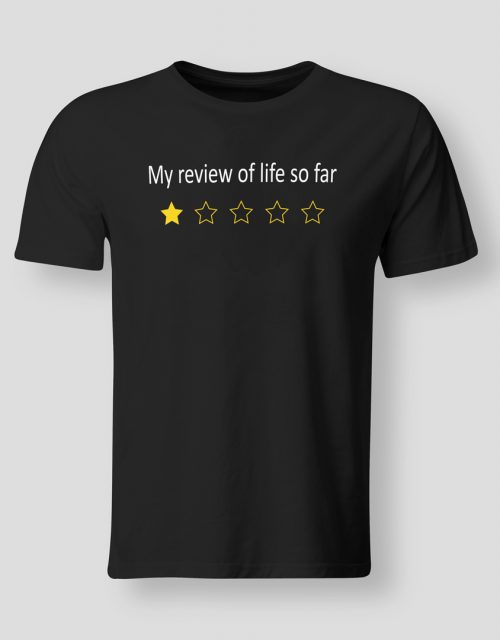 My review of life so far (stars)